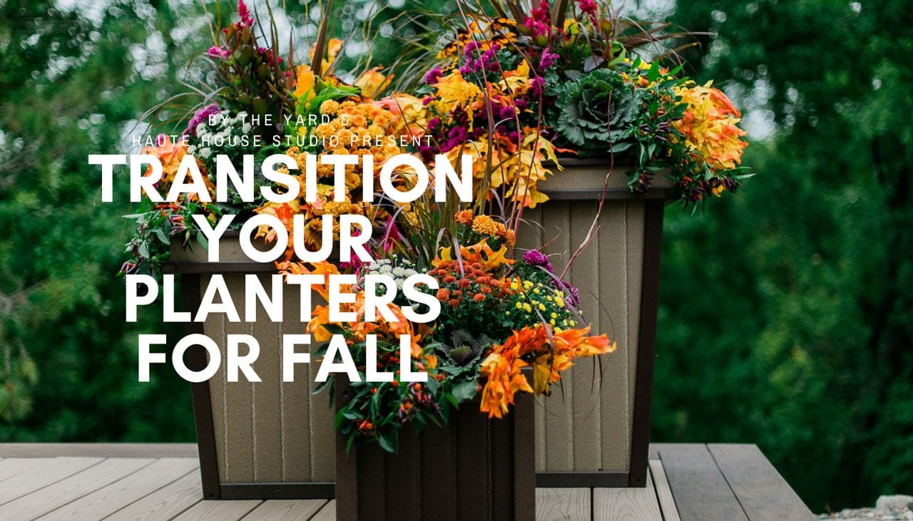 Transition your planters for fall