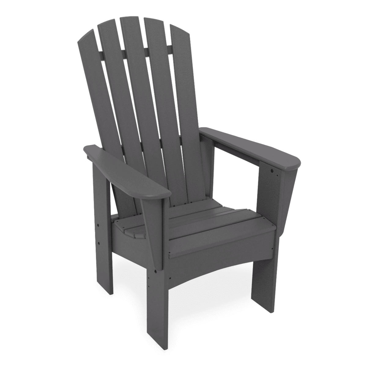 photo of a raised and upright Adirondack chair