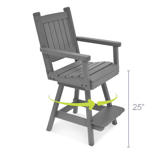swivel counter height chair