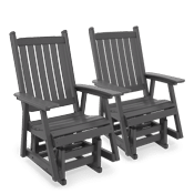 two glider chairs
