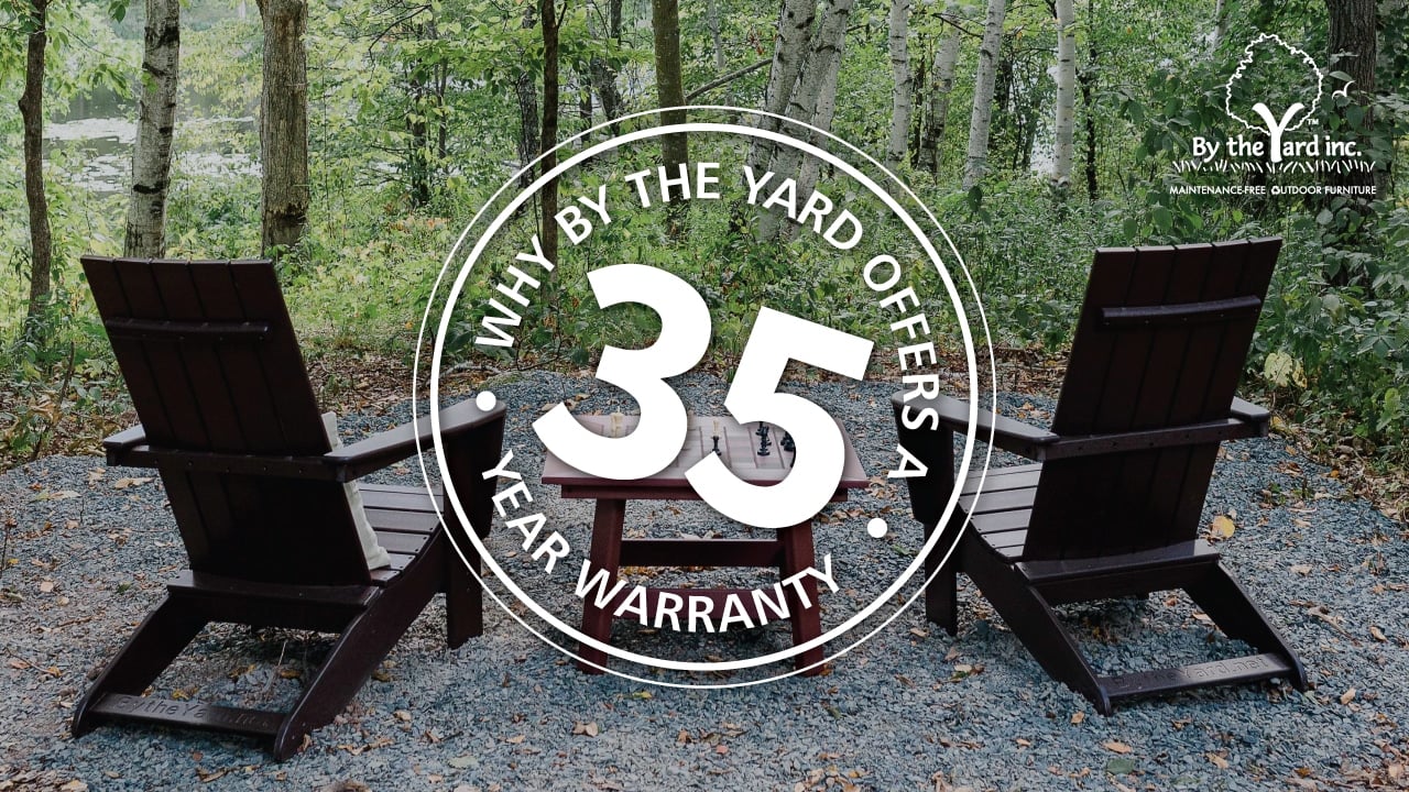 Why By the Yard offers a 35 year warranty