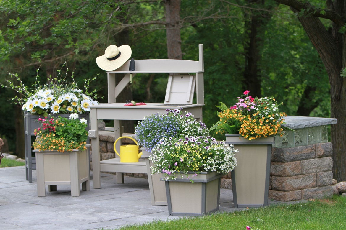 By the Yard outdoor planters