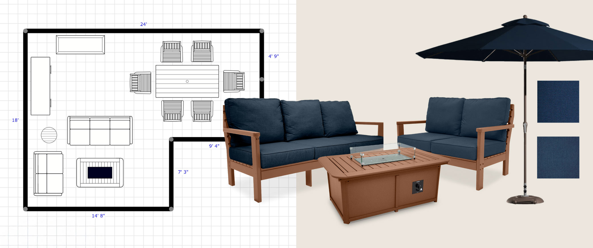 by the Yard patio planner