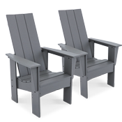 two adirondack chairs
