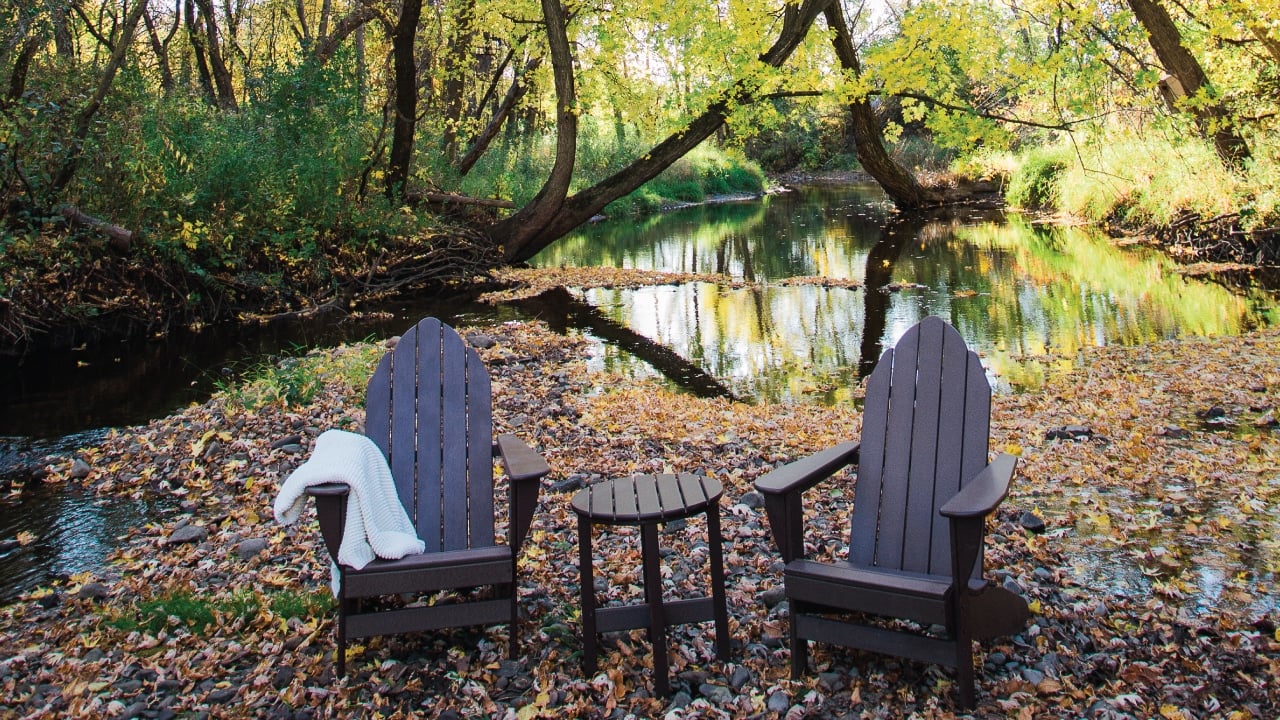 By the Yard HDPE adirondack chairs