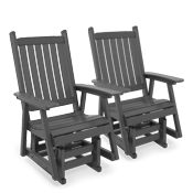 two glider chairs