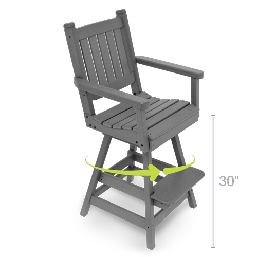 swivel bar height chair
