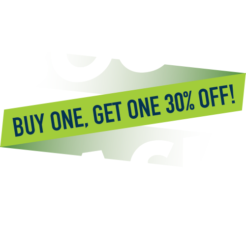 BOGO BASH: Buy one, get one 30% off!