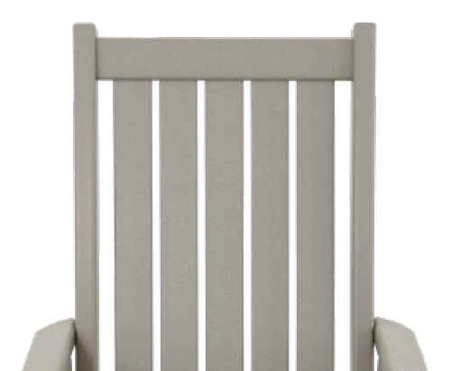 Mission chair back